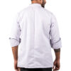 White Chefcoat with Checks Collar