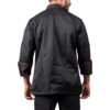 Black Chefcoat with Red piping