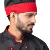 Black Chefcoat with Red piping