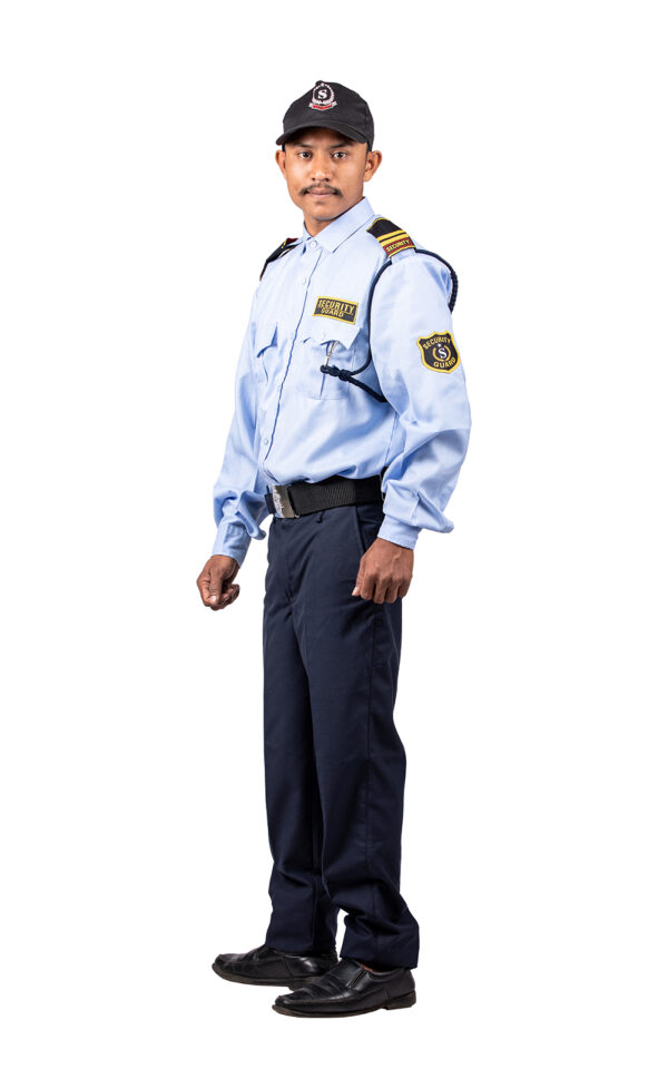 Sky Blue Shirt and Navy Blue Pants