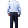 Sky Blue Shirt and Navy Blue Pants