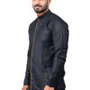 Black Shirt with Orange Piping
