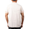 Beige Shirt with Orange Piping