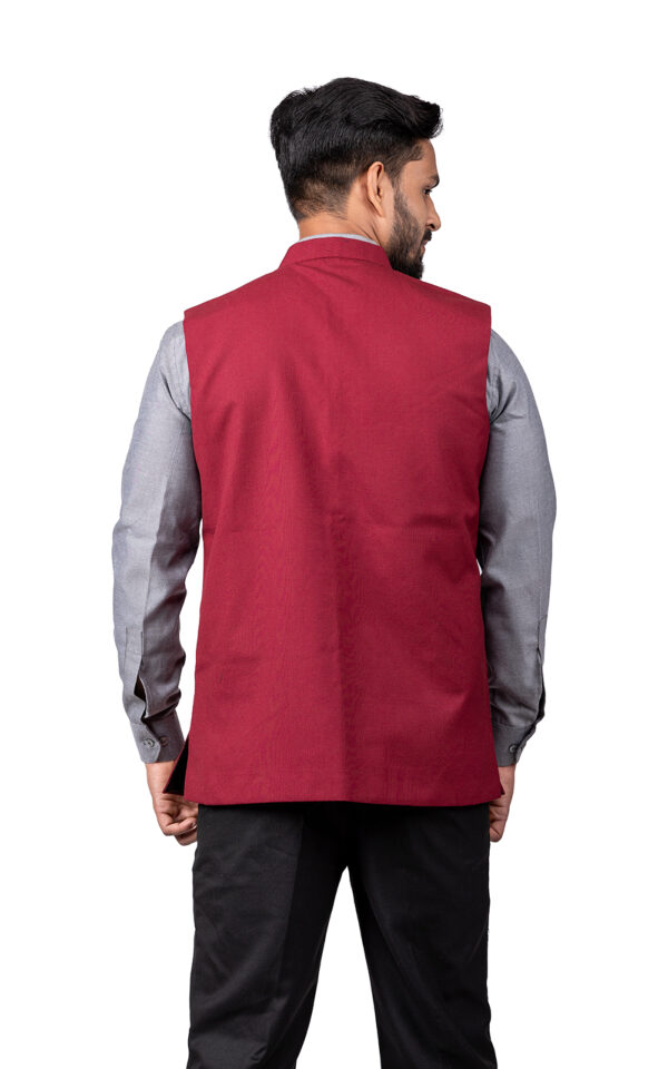 Mehroon Nehru Jacket