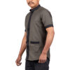 Olive Green Shirt with Black Pants