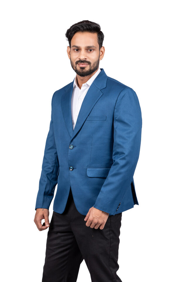 Lycra Blue Blazer