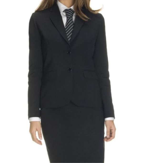 Black Coat and Skirt Air Hostess Uniform