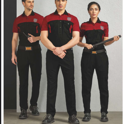 Red-Black Tactical Response Uniform Set