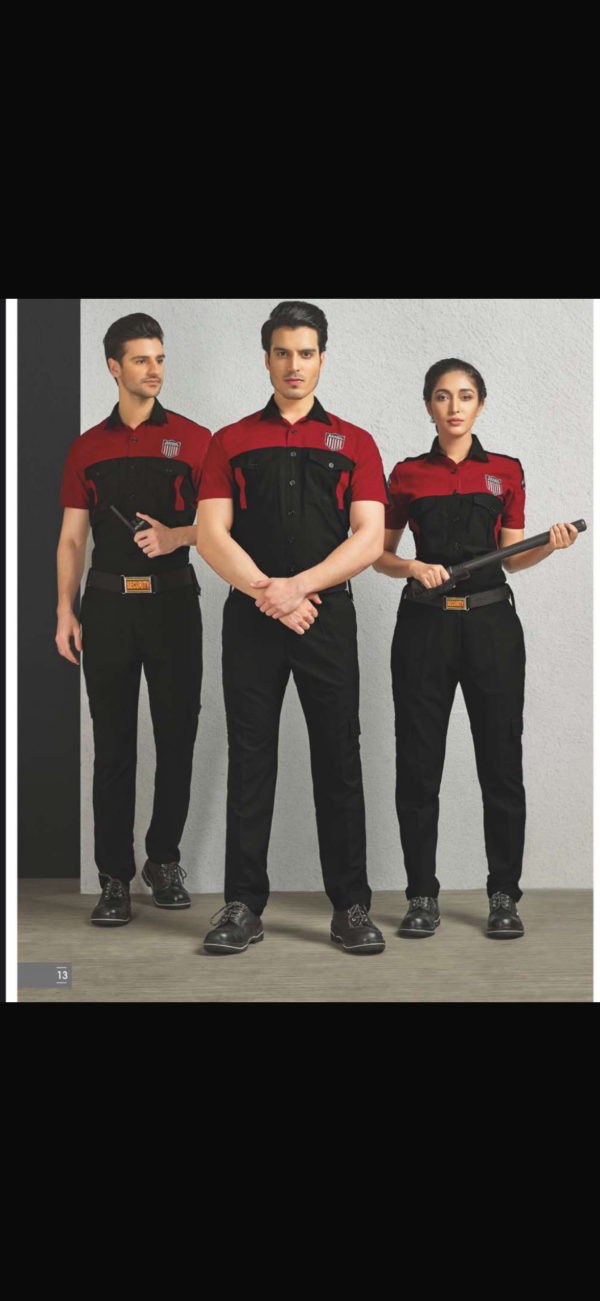 Red-Black Tactical Response Uniform Set