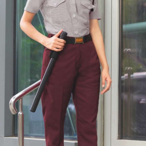 Grey-Maroon Tactical Duty Set