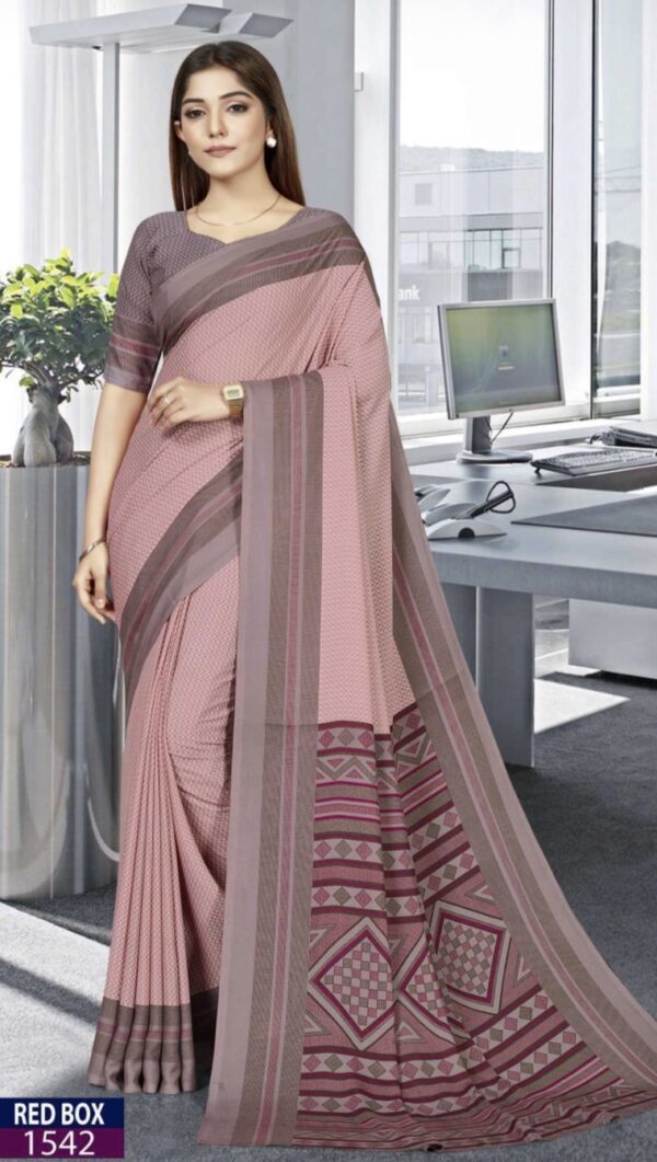 Office Standard - Dusty Rose Professional Saree