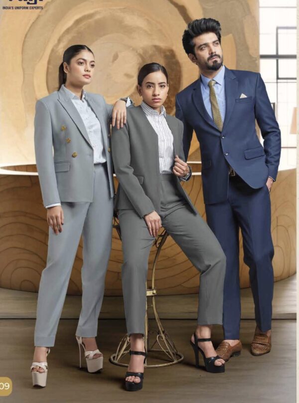 Corporate Manager - Slate & Sky Blue Trio Formal Set