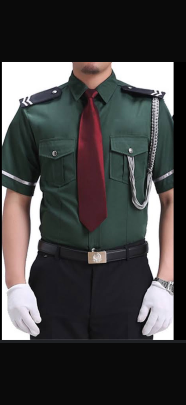 Security Driver - Forest Green Ceremonial Short Sleeve Uniform Set