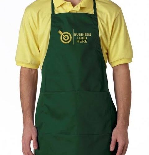 Landscape Gardener - Yellow Polo Green Apron Work Set