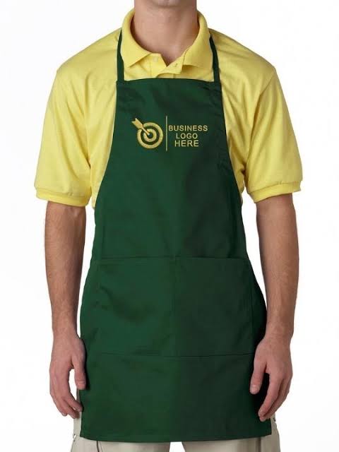 Landscape Gardener - Yellow Polo Green Apron Work Set